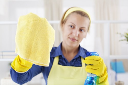 Kitchen and bathroom cleaning in a central London property