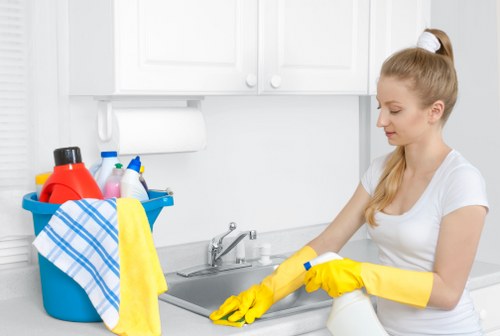 Close-up of carpet cleaning process with professional extraction equipment